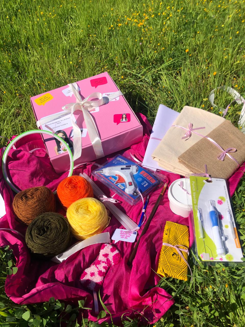 Punch Needle Pack Pro– كامل للمبتدئات مع تعليم ودعم